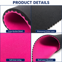 Tissu néoprène double face imperméable isolant thermiquement, impression OEM personnalisée, largeur 53/54 pouces, pour combinaison de plongée, chaussette de plongée, genouillère, automobile