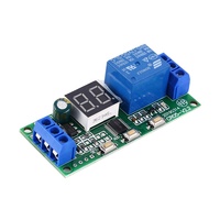 Module de relais de contrôle de temporisation de cycle à retard DC 12V 1 canal multifonction 0,1s-99h Mode compte à rebours 8