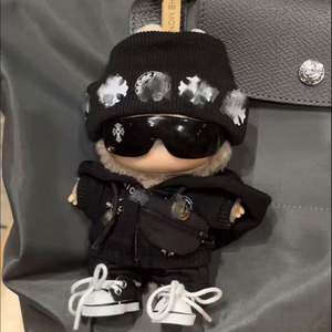 Muñeco Colgante de Plástico de Dibujos Animados Cool Black Croxin Rabubu de 17cm, Juguete Imprescindible, Ropa de Hada Labuibui, Abrigo, Escala 1:3, 14+ Años - Product Image 6