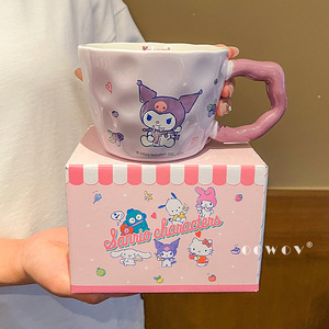 New <b>Cute</b> Cat-themed Ceramic <b>Mugs</b> in Color Box Packaging Large-capacity Coffee Cups with High Appearance Standards Birthday Gifts - Product Image 4