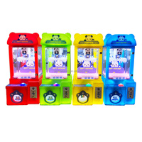 Machine de jeu distributrice de jouets Xiaomixing Mini de haute qualité, à monnayeur, jeu de pincettes, garantie 1 an, en plastique, métal et acrylique, interface en anglais