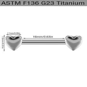 Gaby G23 Titanium Girl Camilla Cerraduras Pezón <span class=keywords><strong>Piercing</strong></span> Golden Titanium <span class=keywords><strong>Piercing</strong></span> Jewelry - Product Image 6