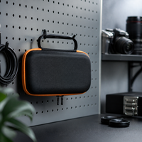 Étui pour appareil photo en EVA, boîte de transport rigide pour microphone, haut-parleur, équipement audio, pochette de rangement portable, sac pour appareil photo, logo personnalisé