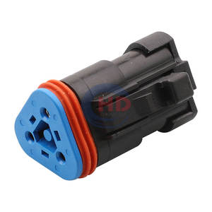 ชุดสายไฟ<span class=keywords><strong>3</strong></span>ขา DT06-3S-EP10 DT ชุดสายไฟตัวเชื่อมต่ออัตโนมัติปลั๊กกันน้ำพร้อมฝาครอบแบน - Product Image 2