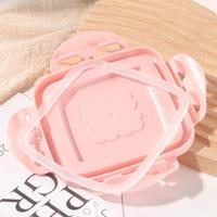 Boîtes à gâteaux en plastique recyclables de 650 ml pour cupcakes, collations, mousse, tiramisu, crème glacée, avec emballage pour cuillère à fruits au lait de soja
