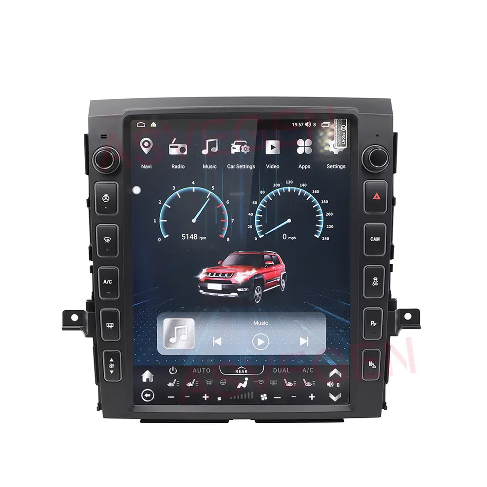 13 polegadas Android 9.0 Rádio Do Carro de Vídeo Do Painel Do Carro DVD Player GPS de Navegação Multimídia Para Nissan Titan 2015-2019