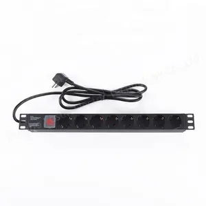 19" 1U 16A 250V Euro Shucko PDU