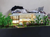 Modèle dynamique en cristal pour musée, table de sable pour l'urbanisme, modèle de planification et de conception de zones de développement
