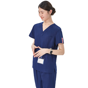 En solde : Tenue de travail pour dentistes, uniforme extensible pour médecins et infirmières, ensemble blouse et <span class=keywords><strong>pantalon</strong></span> en polyester et coton pour clinique, uniforme <span class=keywords><strong>médical</strong></span> économique - Product Image 5