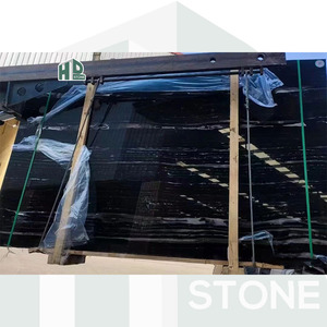 HDSTONE moderno Natural plata dragón negro mármol gran losa para baldosas escalera cocina fregadero baño tocadores - Product Image 2