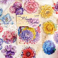 30 Stiker Per Paket Seri Flower Waltz Stiker Anak-anak dan Dekal untuk s