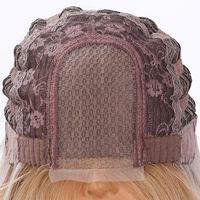 U Lace New Word Futura Lace Cheveux longs raides naturels de couleur claire avec des reflets dégradés blanc-brun Perruques SM465 confortables