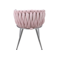 Ensemble de meubles de restaurant au design moderne, table basse et chaises de salle à manger en tissu, fauteuil pour cuisine, salle à manger