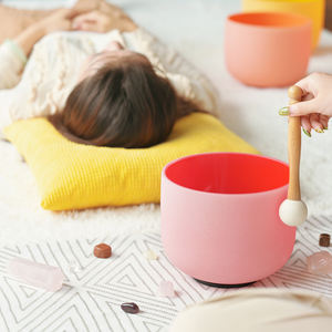 Bols chantants en quartz de haute pureté, personnalisés par Jinfang, pour la méditation - Product Image 5