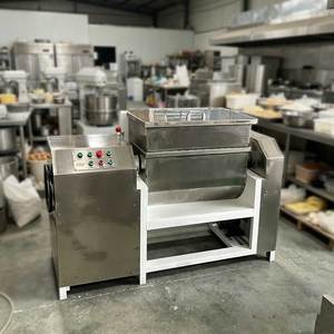 Mezcladora de Masa Horizontal Comercial de 200 kg, Mezcladora de Harina para Hacer Dumplings, Pasta y Fideos, Máquina Industrial de Mezcla de Masa al Vacío - Product Image 1