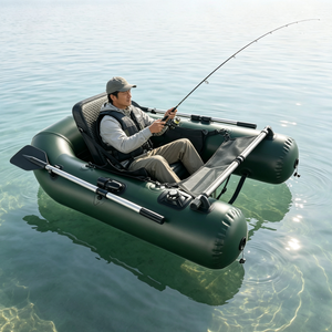 Bateau Gonflable de Pêche Portable pour 1 Personne avec Pagaies – Idéal pour la Pêche en Lac et en Rivière – Fournisseur Direct Usine - Product Image 5