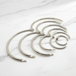 YIWANG, переплетные кольца для книг из нержавеющей стали, 1,5 дюймов, никелированные серебряные кольца для книг - Product Image 1