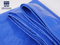 Bâche en polyester bleue robuste et imperméable, renforcée, résistante aux UV, pour extérieur, couverture durable, bâche agricole