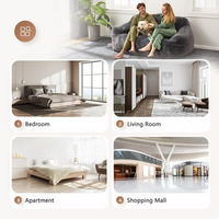 Sitzsack-Sofa mit breiten Armlehnen, Bodensofa, großer Sitzsack, Lazy Sofa für Schlafzimmer, Wohnzimmer, Apartment
