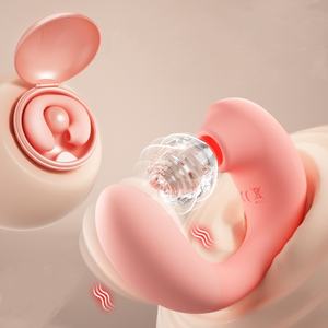 Lootee JY-SX55 Gizli Emme Vibratörü G Noktası Klitoral Meme Ucu Stimülasyonu 2'si 1 Arada Çok Hızlı Uzaktan Kumandalı Sperm İlacı - Product Image 2