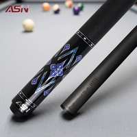 ASN-HQG-A-06 Tongkat Biliar Profesional T800 Serat Karbon Ujung 12.5mm Pro Taper Shaft Tongkat Biliar Grosir