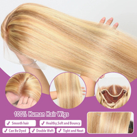 Perruque Lace Front Blonde Brésilienne Remy 613 13x4 360 HD Transparente pour Cheveux Longs Densité 150% Vente en Gros