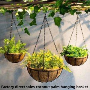 Panier suspendu en bois style campagnard européen, respirant, pour <span class=keywords><strong>balcon</strong></span> et jardin, vente en gros usine - Product Image 2