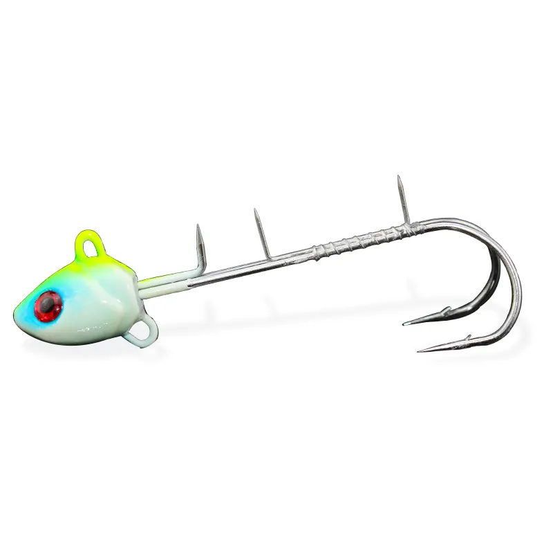 Jig Head Hairtail Hook Plate Lead Head Hook Lead Fish Fishing Lures Iron Artificial Hard Bait Streamer Predator Lure