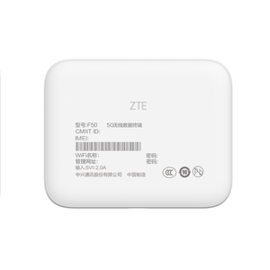 Mở khóa ZTE F50 5G Router bỏ túi Wifi 1.6Gbps SA/nsa 5g hotspot di động - Product Image 2