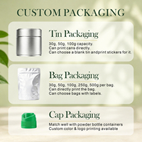 Vitahall Fabricant OEM ODM – Bouchon de bouteille de poudre de matcha avec sachets de 2g pour les boissons bien-être quotidiennes, les voyages et le bureau