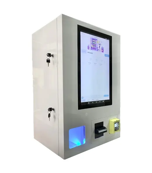 Mini wall mounted vending machine for Gift/VIP card new design vending machine with 21.5 inch touch screen