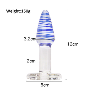 Dilatador Anal de Cristal, Pequeño, Impermeable, Herramienta de Masturbación para Adultos, Juguetes Sexuales Unisex - Product Image 6