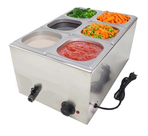 Baño María Profesional de Acero Inoxidable de 600W para Catering y Restaurantes - Product Image 6