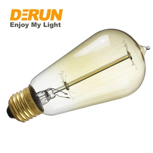 <span class=keywords><strong>Ampoule</strong></span> Edison ST58 ST64 E26 E27 B22, esthétique vintage, haute efficacité, filament rétro, <span class=keywords><strong>ampoule</strong></span> Edison pour usage résidentiel et commercial - Product Image 2