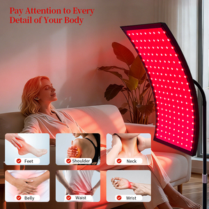 <span class=keywords><strong>Lampe</strong></span> de luminothérapie infrarouge <span class=keywords><strong>rouge</strong></span> REDSKY 660nm 850nm avec support pour le corps et le visage - Product Image 2