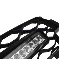 Grille de calandre en maille pour pare-chocs avant YongJin UTV avec barre lumineuse LED pour Can Am Defender
