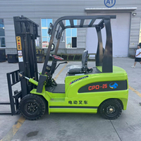 Chariot élévateur électrique tout-terrain 2,5 tonnes avec balance électronique intégrée