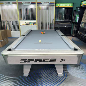 Table de billard professionnelle de tournoi 9FT avec plateau en ardoise et support en bois, coussinets en caoutchouc de qualité supérieure, et coussinets en MDF pour le billard - Product Image 2