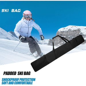 Borsa da Viaggio per Sci Singolo Impermeabile Completamente Imbottita con Tracolla Regolabile e Scomparto Portatile - Product Image 6