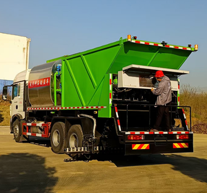 شاحنة دونغفنغ تيانجين 6×4 بمحرك ويتشاي 270، شاحنة توزيع الرمل والأسفلت سعة 20 متر مكعب، معيار يورو 5 - Product Image 1