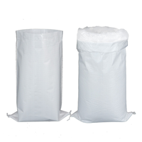 Sac tissé en plastique avec couche de film intérieure, capacité de 25 kg, résistant à l'humidité, pour l'emballage de poudre biodégradable, logistique