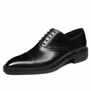 Chaussures formelles en cuir véritable de qualité professionnelle, imperméables, respirantes, style rétro britannique, motif léopard, chaussures pour hommes - Product Image 6