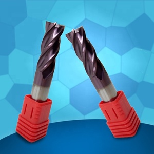 BWIN Sản Xuất HRC55 TISIN Lớp Phủ 4 Sáo Vonfram Cacbua Cobalt Máy Cắt Phay Đầu Vuông - Product Image 2