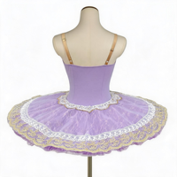 Tutu de ballet pour femmes et filles, modèle « Sleeping Beauty », couleur lilas, pour la performance et les compétitions, tutu plat, fabrication ODM OEM