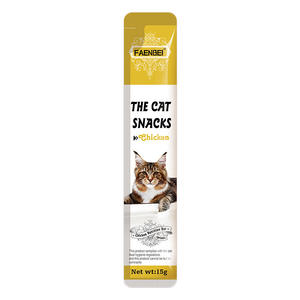 Alimento Úmido para Gatos em Tiras Cremosas OEM ODM Direto da Fábrica Atacado 15g Petiscos para Gatos Preço Baixo - Product Image 3
