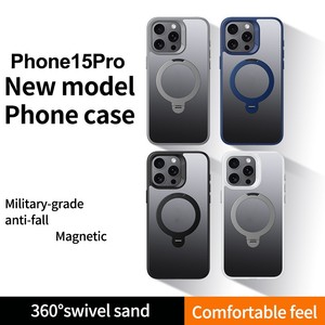 Ultima nuova custodia per telefono con supporto magnetico per telefono per telefono iPhone Cover per <span class=keywords><strong>Samsung</strong></span> per huawei Custodia con supporto per 360 di rotazione - Product Image 2