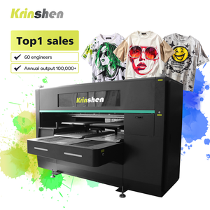 Krinshen Imprimante DTG automatique Machine d'impression de t-shirts Imprimante DTG Machine d'impression Imprimante DTG Machine taille deux têtes bricolage rapide - Product Image 1