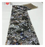 Blinglace Cristal Sequin Dentelle Perlée Haute Couture Paillettes Pleine Polyester Brodé Tissu Robe De Soirée