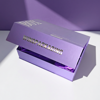 Boîte pliante magnétique de luxe, impression UV, emballage de souvenirs en gros, boîte cadeau, fermeture magnétique, personnalisation