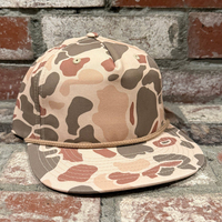 Casquette Snapback Camo Sublimation 5 Panneau Personnalisé de Haute Qualité avec Corde Casquette de Camouflage en Cuir Patch Hip Hop Chapeau à Bord Plat